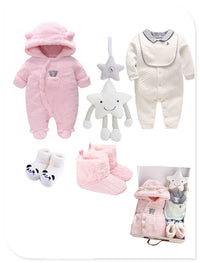 Baby Thickened One Piece Romper One Year Old And Full Moon