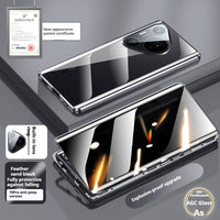 Magnetic King Phone Case Double-sided Glass Metal Drop Protection