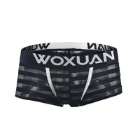Men's Transparent Underwear Striped Boxers
