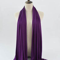 Solid Color Rayon Jersey Women's Scarf Mercerized Cotton Modal Kerchief
