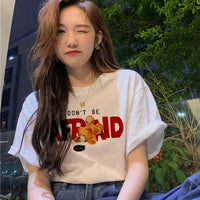 Short-sleeved Women's Clothing Ins Fashion Printing Fashion All-matching