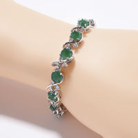 Women's Round-shaped Zircon-inlaid Bracelet