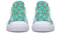 Fashion Printed Couple High Top Canvas Shoes