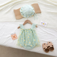 Baby Sleeveless Vest Jumpsuit Suspender Briefs Little Princess Dress