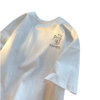Cartoon Half Sleeve Hong Kong Style Chic Boys T-shirt