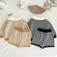 Spring And Autumn Fashionable Girl Style Sweater Suit