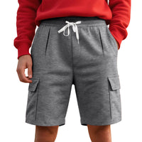 Men's Summer Sports Breathable And Loose Tooling Multi-pocket