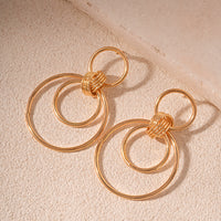 Simple Bracelet Round Fashion Special-interest Design Sense Earrings