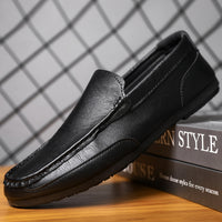 Men's Trendy Korean Wild Summer Casual Leather Shoes