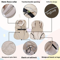 Dog Cotton-padded Clothes Go Out In Autumn And Winter Warm-keeping And Cold-proof Pet Clothes
