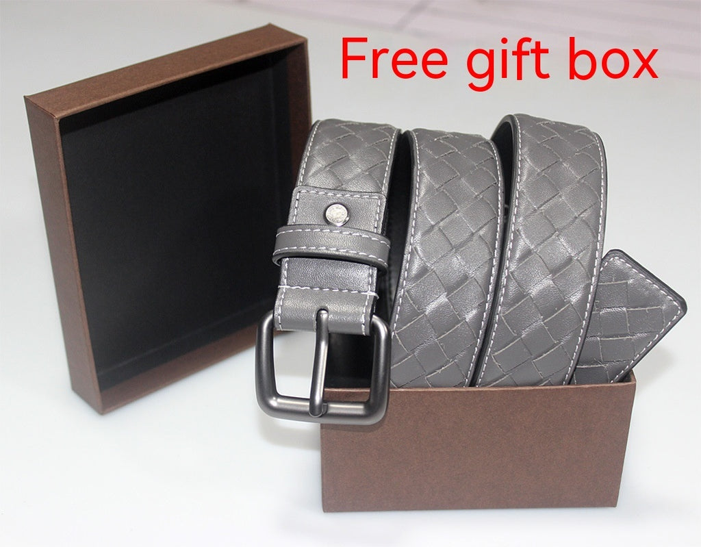 Hand-woven Belt PU Leather Leisure