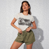 New Summer Cotton-linen Shorts With Pockets In Solid Colors