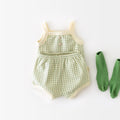 Baby Suit Summer Pajamas New Korean Style Infant Thin Suspenders Vest Shorts Boys 'and Girls' Home Wear