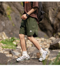 Side Hem Arc Slit Men's Summer New Fifth Pants