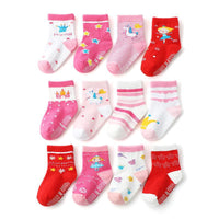 Printed 5-7 Years Old Cartoon Children's Socks Non-slip