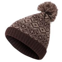 Autumn And Winter No Brimmed Wool Ball Knitted Hat Warm Earmuffs Outdoor Riding Thickening