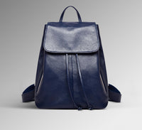 Fashionable Korean All-match Genuine Leather Women's Backpack