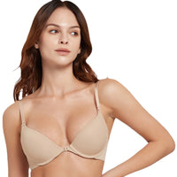 Women's Front Button Push Up And Anti-sagging Chest Bra