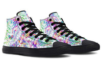 Printed Couple High-top Canvas Shoes