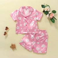 Pajamas Suit Short Sleeve Shorts Suit