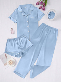 Long Pantssmooth-surface Womens Loungewear Set In French Style