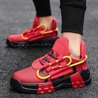 Mesh Panel Shoes To Increase Hip-hop Shoes