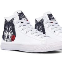 High Top Canvas Shoes For Printing Lovers