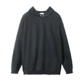 Solid Color Blank Hooded Sweater For Men