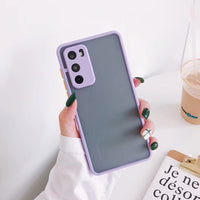 Contrasting Color All-inclusive Lens Skin Feel Suitable For Compatible WithHuawei Mobile Phone Case All-inclusive Edge