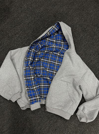 Stitching Double-sided Wear Special-interest Design Hooded Sweater