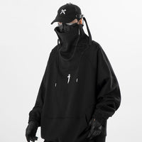 Autumn And Winter Fashion Brand Hip Hop Turtleneck Functional Sweater Men