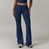 Women's Casual Folding High Waist Yoga Pants