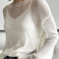 Women's New Fashion Sweet Outer Wear Sun-proof Lazy Loose Top