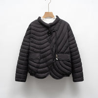 Casual Lightweight Minimalist Solid Color Round Neck Loose Jacket