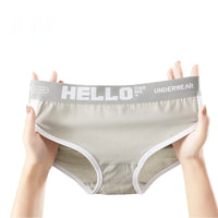 Solid Color Cotton New Women's Breathable Underwear