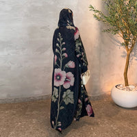 Middle Eastern Printed Robe-cardigan Headscarf Dubai