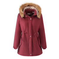 Women's Thick Lambskin Cotton-padded Coat