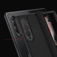 Magnetic Leather Folding Screen Light Luxury Thin Protective Case