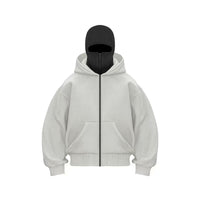 New European And American Autumn Spring Hooded Loose Cardigan Baseball Uniform Men