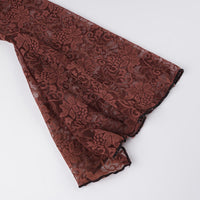 Women's Ins Street Retro Lace Shirt Women's Short Top