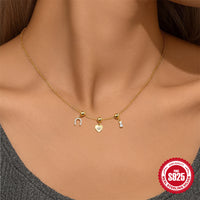 Removable Accessory Pendant Necklace With Diamonds