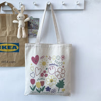 Large Capacity Portable Cute Printed Canvas Bag