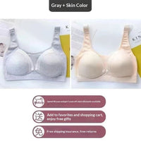 Maternity Nursing Bra Made Of Pure Cotton Wireless And Anti-exposure