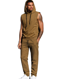 Aged-style Streetwear Casual Sporty Sweatshirt And Pants Set