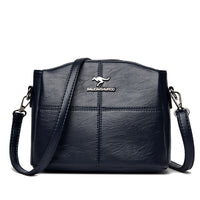 Korean-style Womens Shoulder Soft Leather Versatile Design Large Capacity And Embroidered Crossbody Bag
