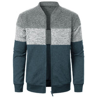 Men's Heavyweight Color-block Knit Sweater