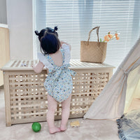 Baby Flower Strap Korean Version Girl Bodysuit