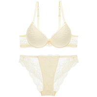 Young Women's Lace Push Up Bra Set