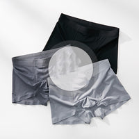Men's Ice Silk Seamless Boxer Pants