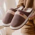 Household Warm Slugged Bottom Non-slip Plush Slippers